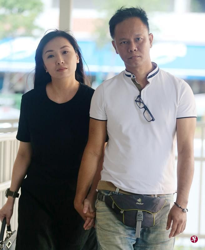 谢丽丝与丈夫林俊龙将对罪成和刑罚上诉。（图／海峡时报）