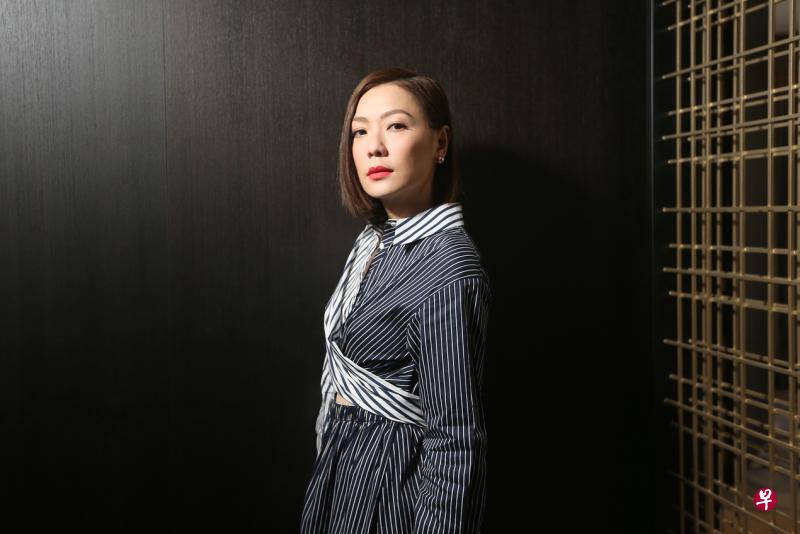 上周访问田蕊妮，觉得她不同了，多了份坦率。（梁伟康摄）