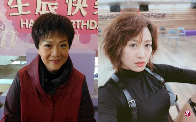 香港艺人刘桂芳（左）和盖世宝面对减薪窘境。（互联网）