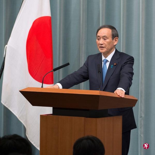 菅义伟表明，会关注整体局势才决定是否放宽对朝制裁。（法新社）
