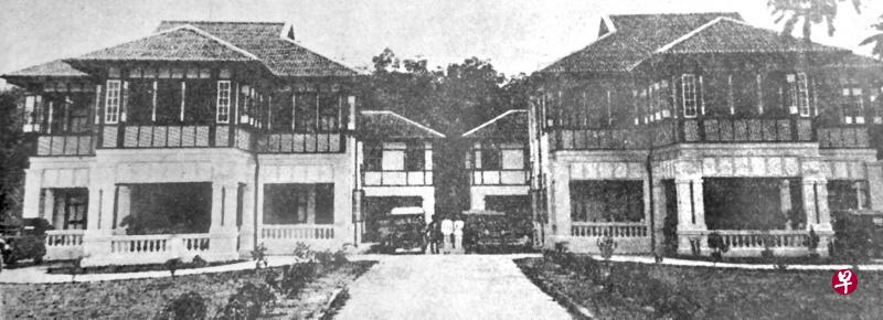 郑聘廷位于纽顿路的居所，据传曾住进孙中山。大楼现已拆除。（取自《禧年堂建堂50周年纪念刊》）