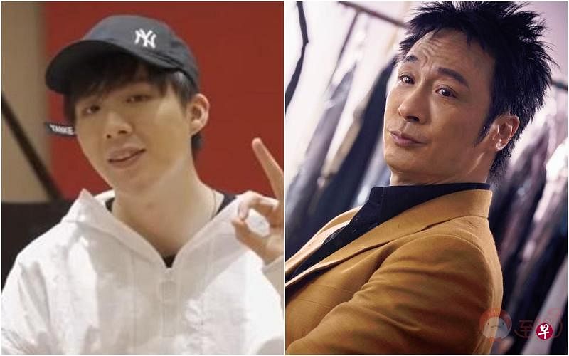 吴镇宇（右图）首次以“歌手”身份与中国大陆摩登兄弟乐队主唱刘宇宁（左图）演绎《友情岁月》。（互联网）