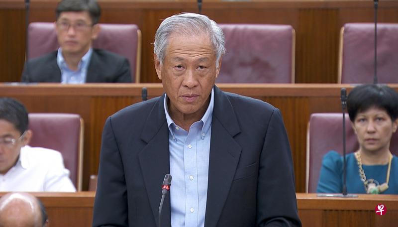 国防部长黄永宏医生指出，接受调查的人员被分配担任行政工作，他们如果被定罪，将受到处分。（gov.sg截图）