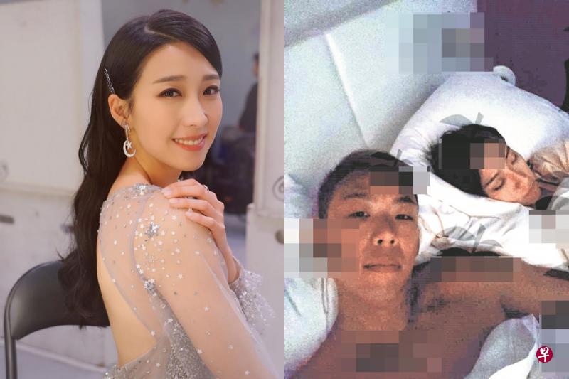 爆料者提供疑似姚子羚与Raymond的床照。（互联网）