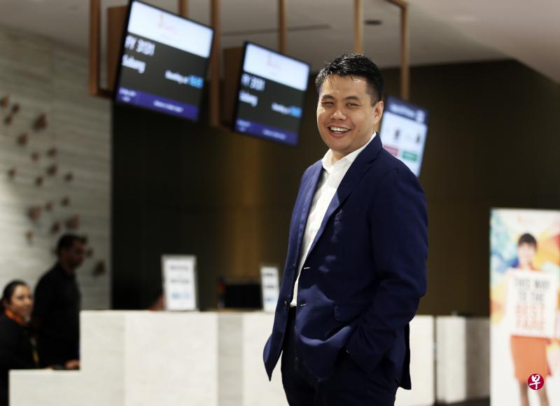 飞萤航空总裁施尤俊：目前的首要考量是让往返新加坡和梳邦的航线进入稳定状态。（陈渊庄摄）