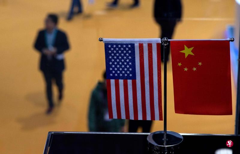 本月以来，美国特朗普政府对中国连续施压，中美贸易战形势恶化。（法新社）