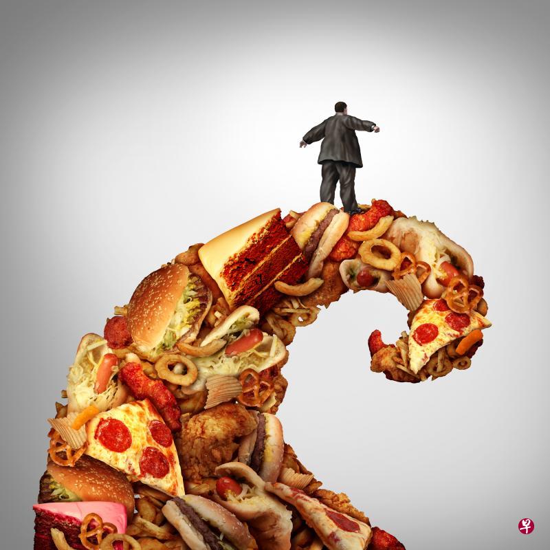 汉堡包、炸薯条、糕点等属于反式脂肪含量偏高的食品。专家指出，人们必须限制反式脂肪的摄取，选择其他替代方式。（iStock图片）