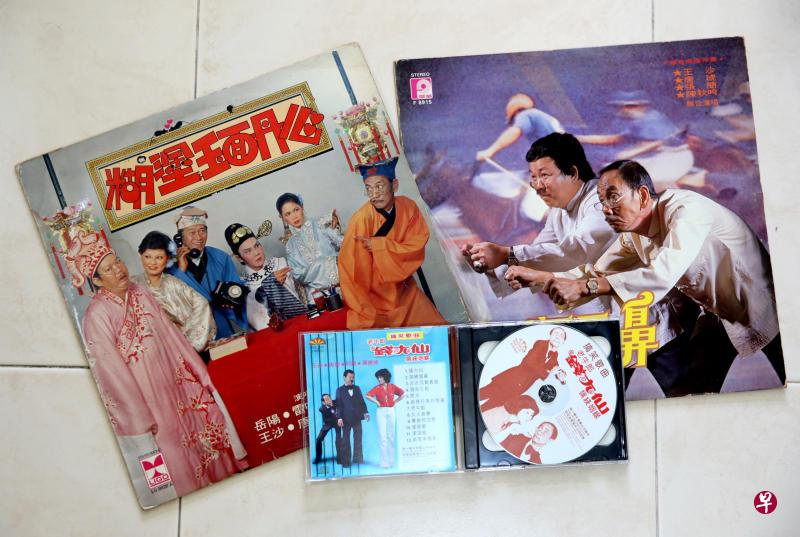 唐琥曾与王沙录制多张搞笑专辑，而且深受欢迎。（陈佩敏　摄影）