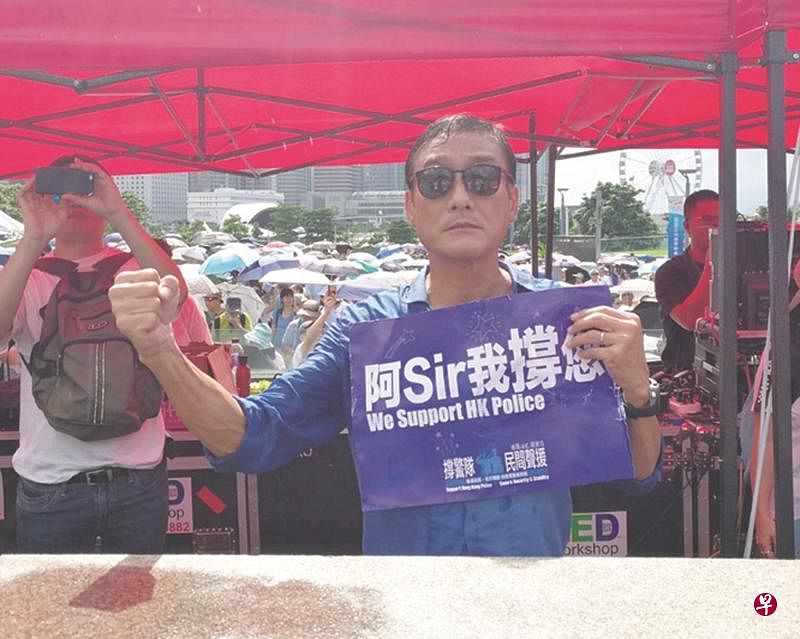 梁家辉挺香港警察后，电影立刻被安排档期播出。（互联网）