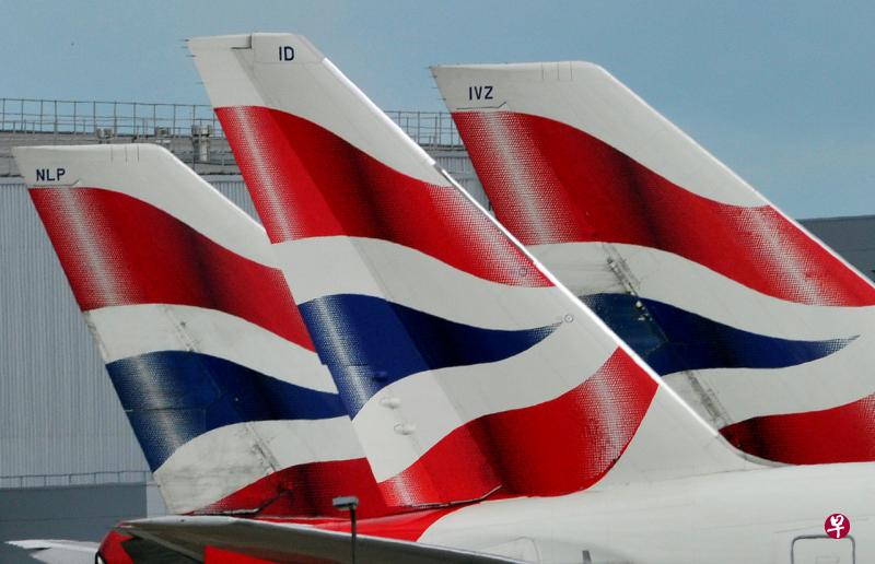 英国航空因数据外泄，被英国信息专员办公室罚款1.834亿英镑（约合3.13亿新元）。（路透社） 