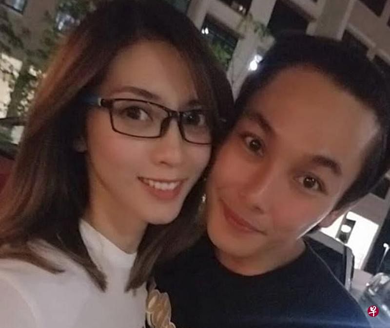 廖永谊说，首次见到女友，就为她惊艳。（取自面簿）