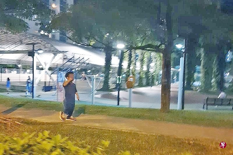 胡先生指，女儿被一名可疑男子跟踪。（受访者提供）