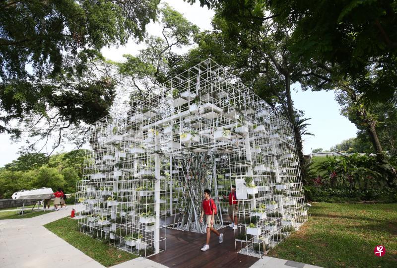 “开埠200年历史体验展”设在福康宁中心，开幕后公众反应踊跃。（档案照片）