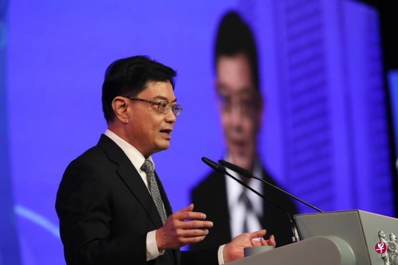 副总理兼财政部长王瑞杰强调，签署《新加坡调解公约》远不止于促进跨境商业调解，也彰显各国对维护以规则为基础的国际秩序的共同承诺。（邝启聪摄）