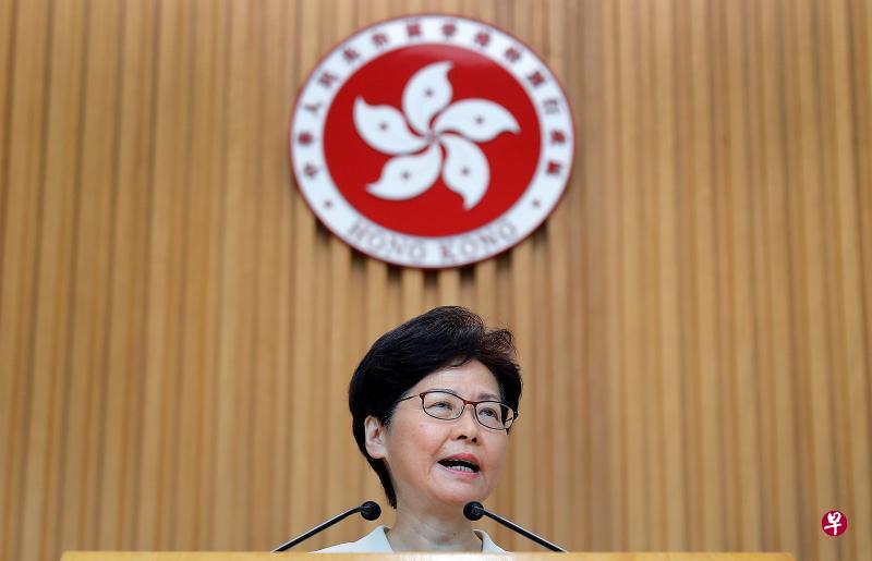 根据路透社取得的录音片段，香港特首林郑月娥上周在闭门会议中表示自己如果有的选则就会辞职。（路透社档案照）