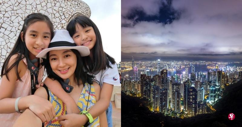 陈秀丽对宝贝女儿采取开明的教育，让她们明白父母赚钱辛苦，个性非常自律。（受访者提供/取自网络）
