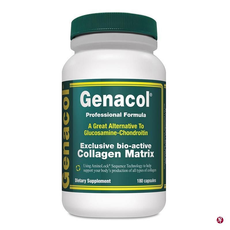 Genacol产品中的胶原蛋白，可提供促进软骨形成的氨基酸。（厂商提供）