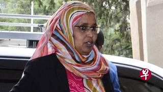 埃塞俄比亚首任女国防部长艾莎·穆罕默德（Aisha Mohammed），在出掌国防部前担任建筑部长。（法新社） 