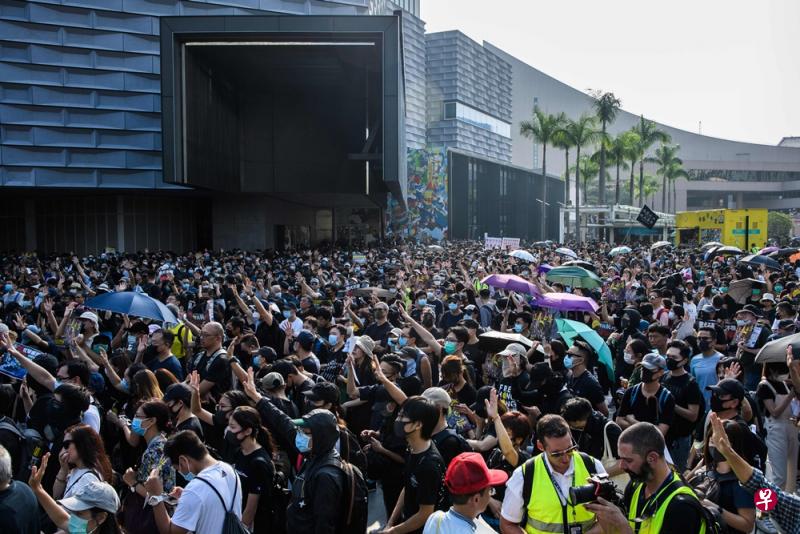美国国会众议院于10月15日全体一致同意，通过了《香港人权与民主法案》。（法新社）