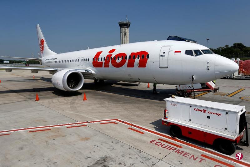 狮航一架波音737 MAX 8客机停在雅加达市郊苏卡诺－哈达国际机场。（路透社） 