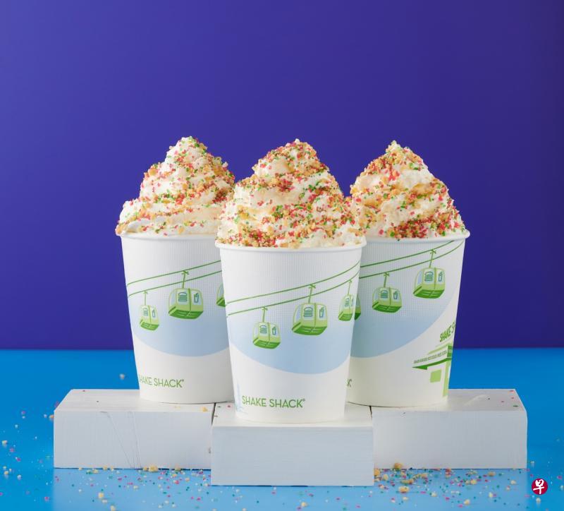 Shake Shack首次在本地推出圣诞曲奇奶昔。（品牌提供）