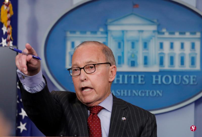 美国白宫经济顾问库德洛周二表明，美国在与中国达成贸易协议之前，不会调整关税。（路透社档案照）