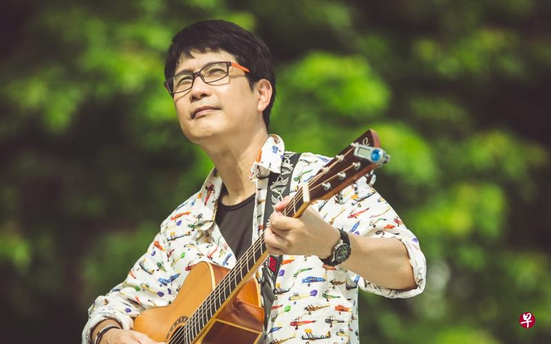 黄宏墨的音乐情怀令作者羡慕。（作者提供）