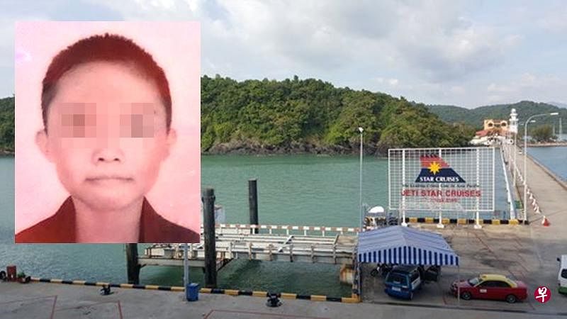 事发时游轮停靠在浮罗交怡港口。（互联网）