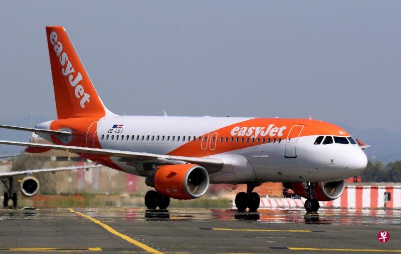 英国廉价航空公司易捷航空（EasyJet）采取措施抵消飞机碳排放量。（路透社） 