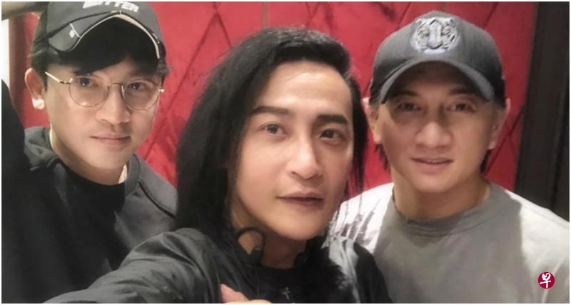 吴奇隆（右起）、陈志朋及苏有朋日前齐聚一堂，其实已为合体开唱埋伏笔。（互联网）