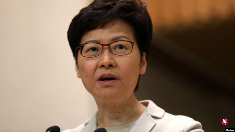 香港特首林郑月娥昨天抵达北京展开其年度述职之旅。（路透社档案照）