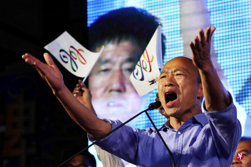 台湾选战进行中，现在国民党已经非常明显处于逆风。（路透社）