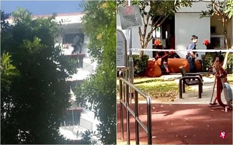 事件发生在马林台第15座组屋。（取自Stomp网站） 