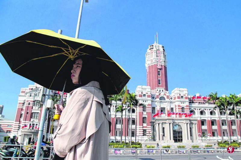 这次大选是台湾选举史上最撕裂的一次。图中建筑为台湾总统府。（彭博社）