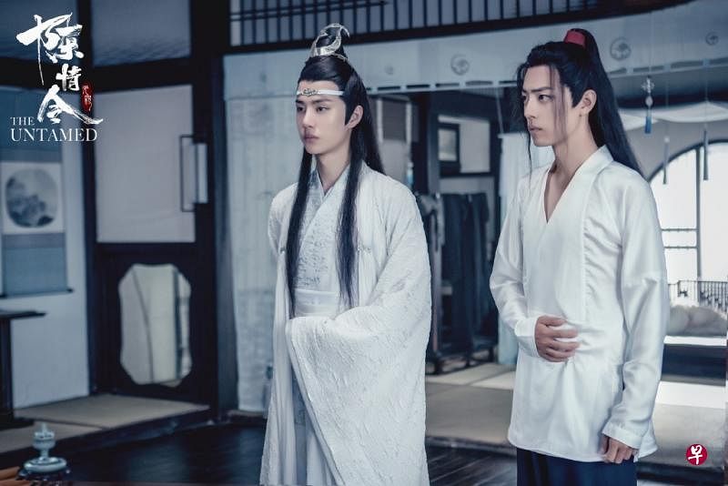 古装剧《陈情令》捧红肖战（右）、王一博。（互联网）