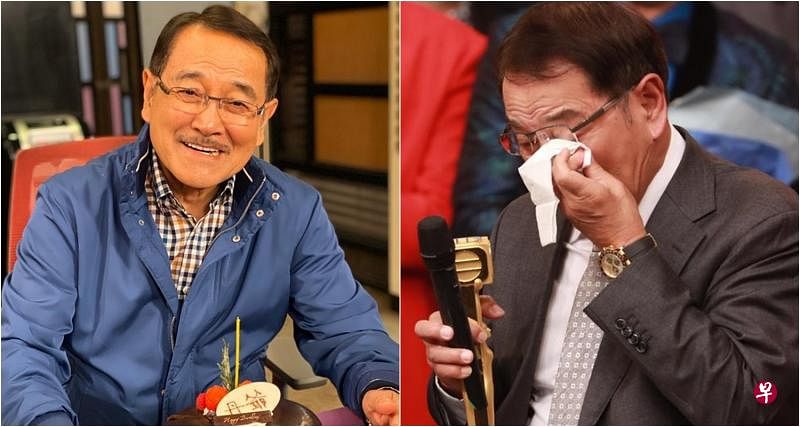 刘丹在生日当天喜上加喜，获颁“万千光辉演艺人大奖”，他领奖时情绪激动，一度拭泪。（互联网）