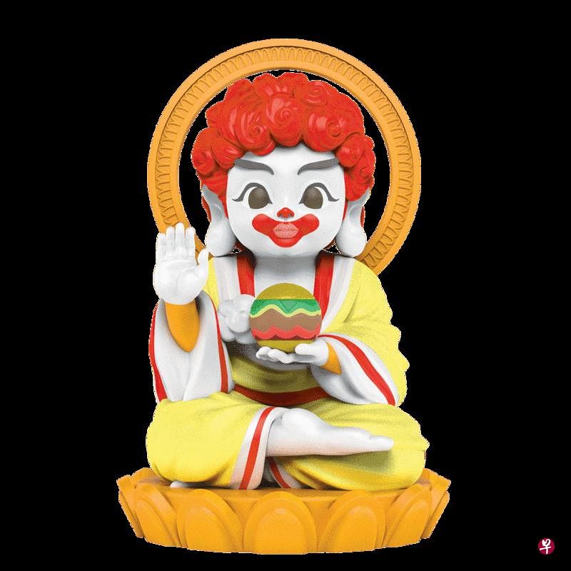 Hambuddha体现东西文化的冲击。（受访者提供）