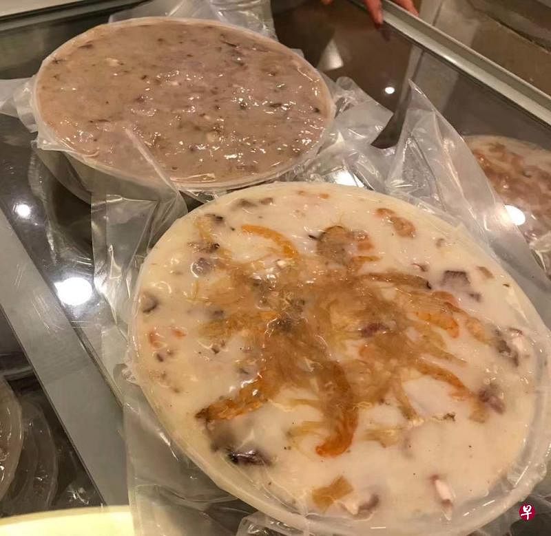 芋头糕和萝卜糕。（作者提供）