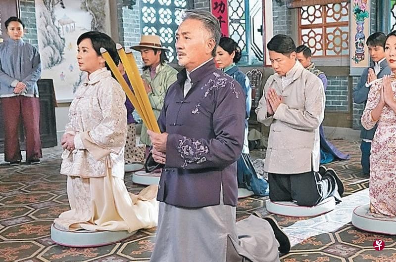 吴岱融（中）饰演万冠园的大当家，是他近年少见的好人角色。（互联网）