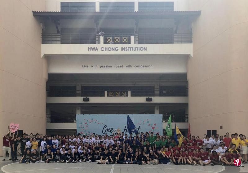 第46届学生会在开放日圆满落幕后合影留念 。（学校提供）