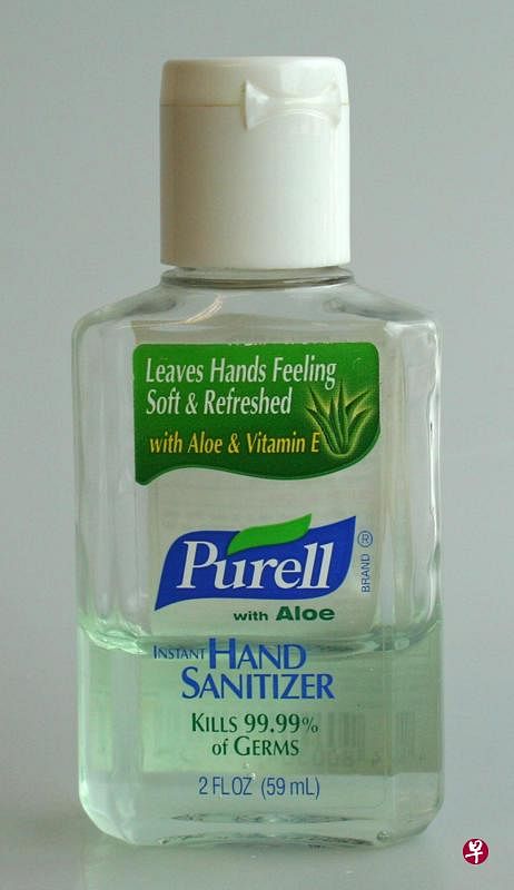 清洁用品品牌Purell因网络宣传含误导内容，被美国食品药物管理局警告。（海峡时报档案照片）