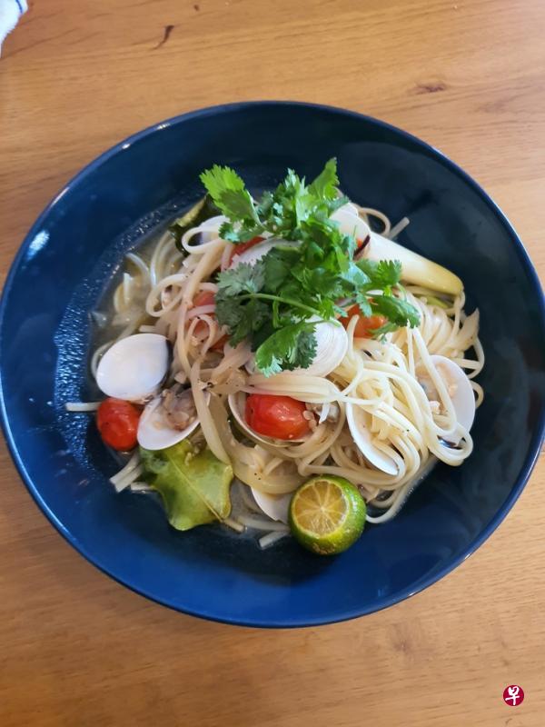 泰式冬炎意大利面。（餐馆提供）
