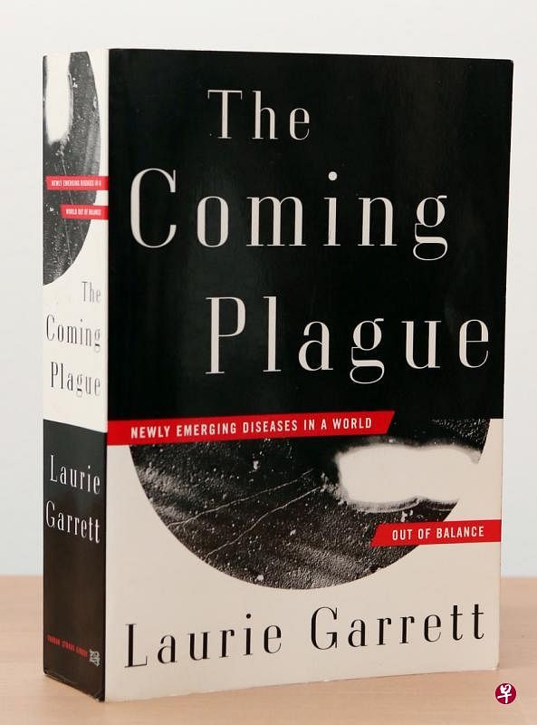 《逼近的瘟疫》（The Coming Plague）作者加勒特探索了上世纪末多种疾病发生的历史，以及人类在瘟疫来袭时的不同反应。（唐家鸿摄）