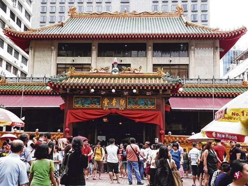 现在的观音堂是在1982年重建。