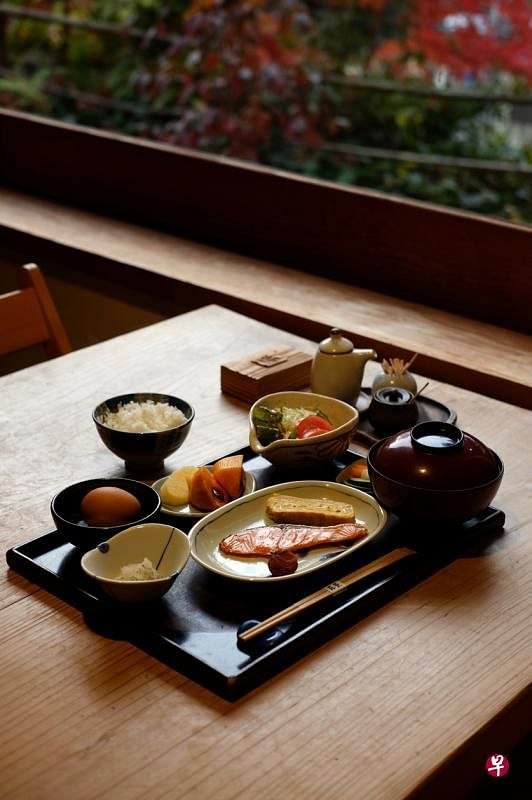 丰富的早餐。