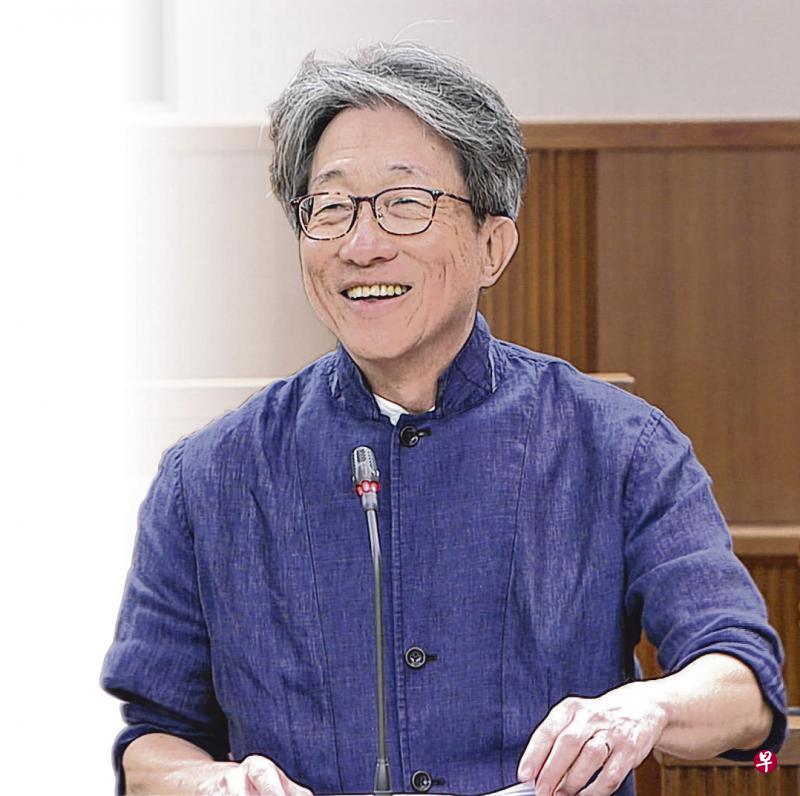 前部长林瑞生以生动活泼的方式阐述我国的治国之道，并勉励第四代领导班子以国家长远利益作为考量。（电视截图）