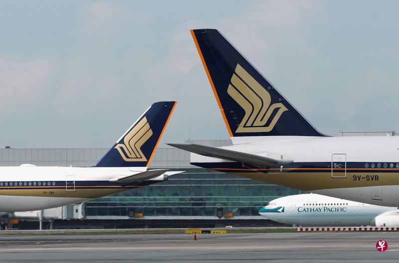 新加坡航空公司被迫再次大幅削减航班，超过九成原定在4月底之前起飞的班机将被取消。（路透社） 