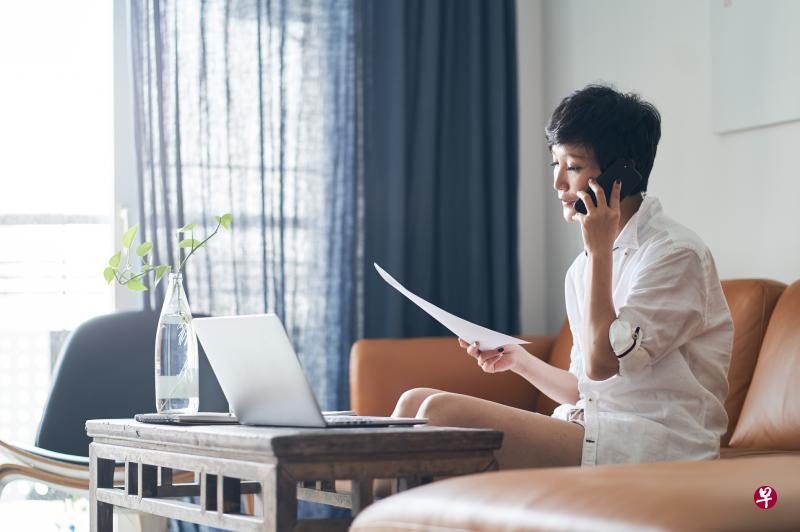 冠病疫情蔓延，迫使多数人在家办公。（iStock图片）
