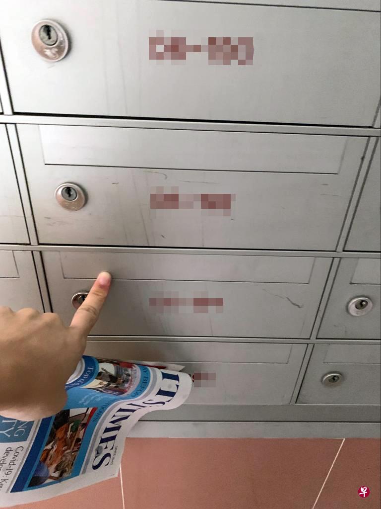 阮怡月说，跟随父亲派报发现有70%的订户没打开投信口。（受访者提供） 