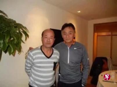 吴岱融（图右）。（作者提供）